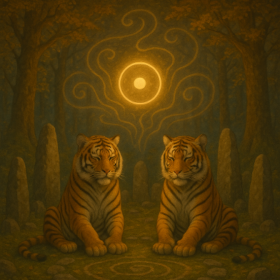 foto di preghiere della tigre